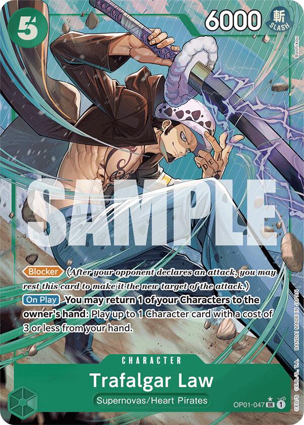 Trafalgar Law (OP01-047) (Full Art) [Premium Booster -The Best-] | Deep Dive Games St. Marys