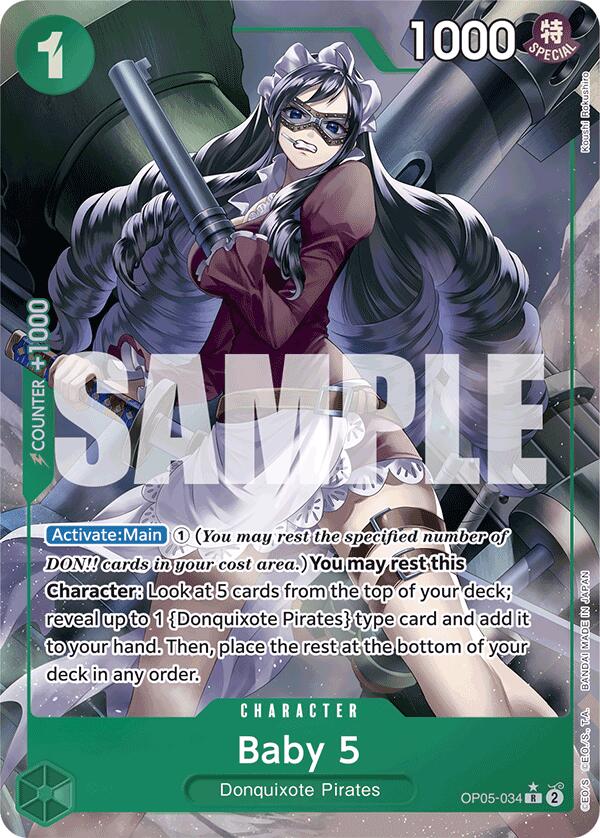 Baby 5 (OP05-034) (Full Art) [Premium Booster -The Best-] | Deep Dive Games St. Marys