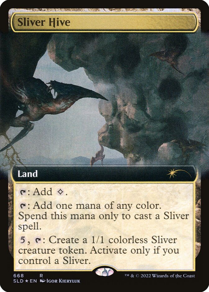 Sliver Hive (Extended Art) [Secret Lair Drop Promos] | Deep Dive Games St. Marys