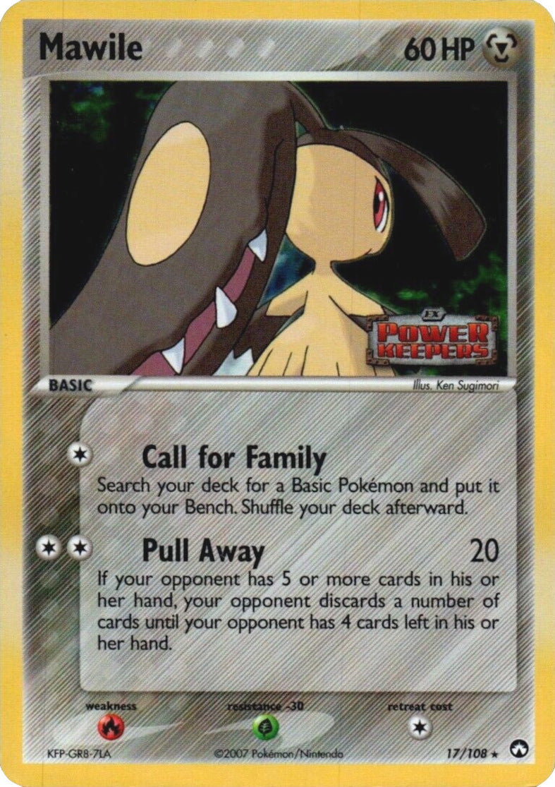 Mawile (17/108) (Stamped) [EX: Power Keepers] | Deep Dive Games St. Marys