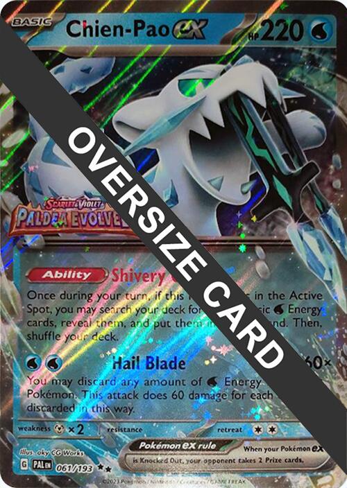 Chien-Pao ex (061/193) (Jumbo) [Scarlet & Violet: Black Star Promos] | Deep Dive Games St. Marys