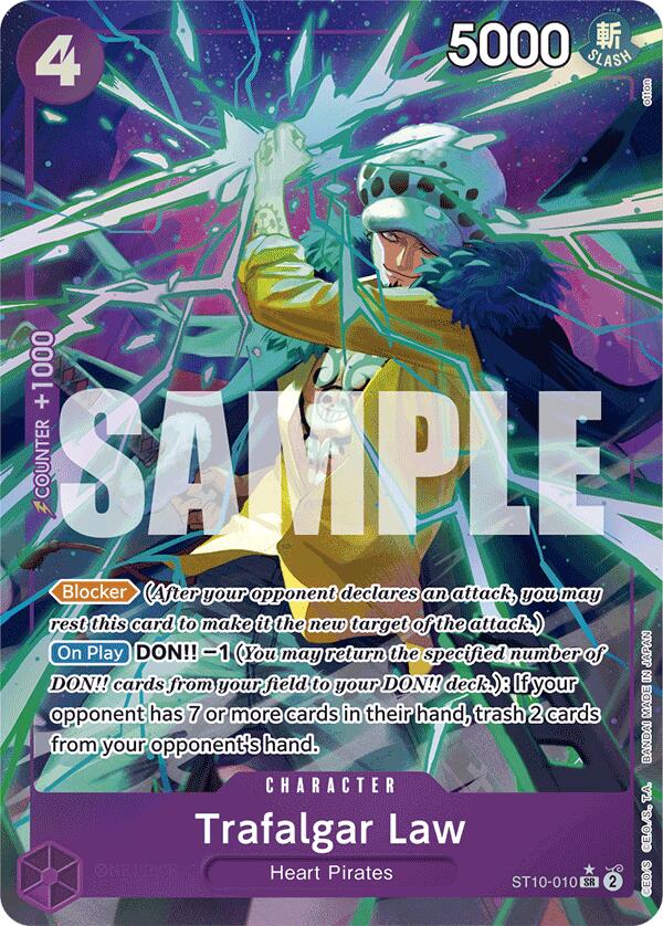 Trafalgar Law (ST10-010) (Alternate Art) [Premium Booster -The Best-] | Deep Dive Games St. Marys