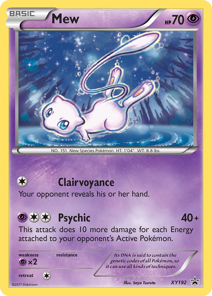 Mew (XY192) [XY: Black Star Promos] | Deep Dive Games St. Marys