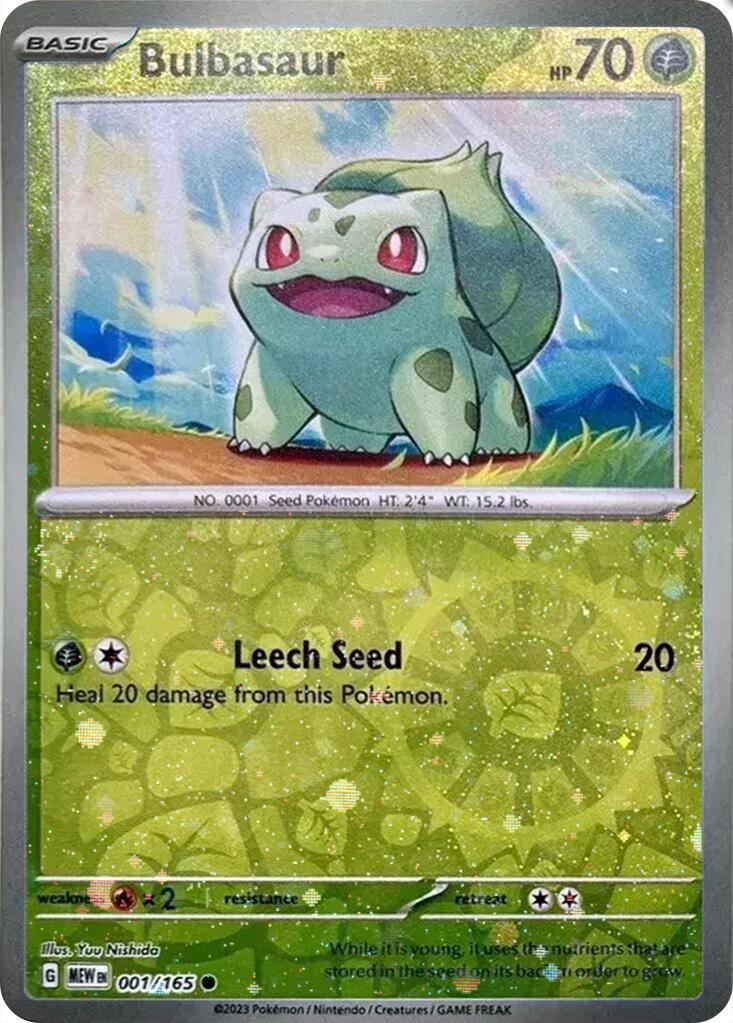 Bulbasaur (001/165) (Cosmos Holo) (Costco Exclusive) [Miscellaneous Cards] | Deep Dive Games St. Marys