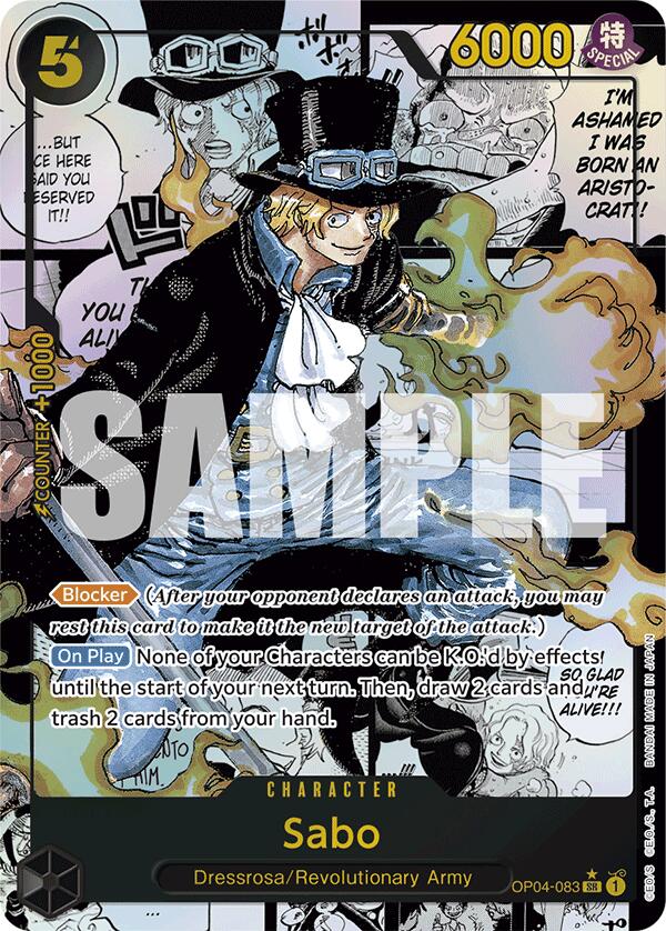 Sabo (OP04-083) (Manga) [Premium Booster -The Best-] | Deep Dive Games St. Marys