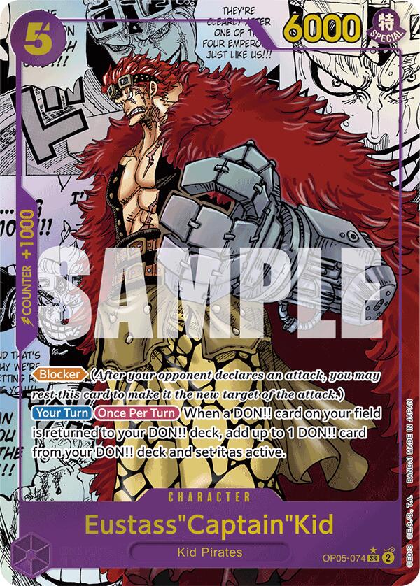 Eustass"Captain"Kid (OP05-074) (Manga) [Premium Booster -The Best-] | Deep Dive Games St. Marys