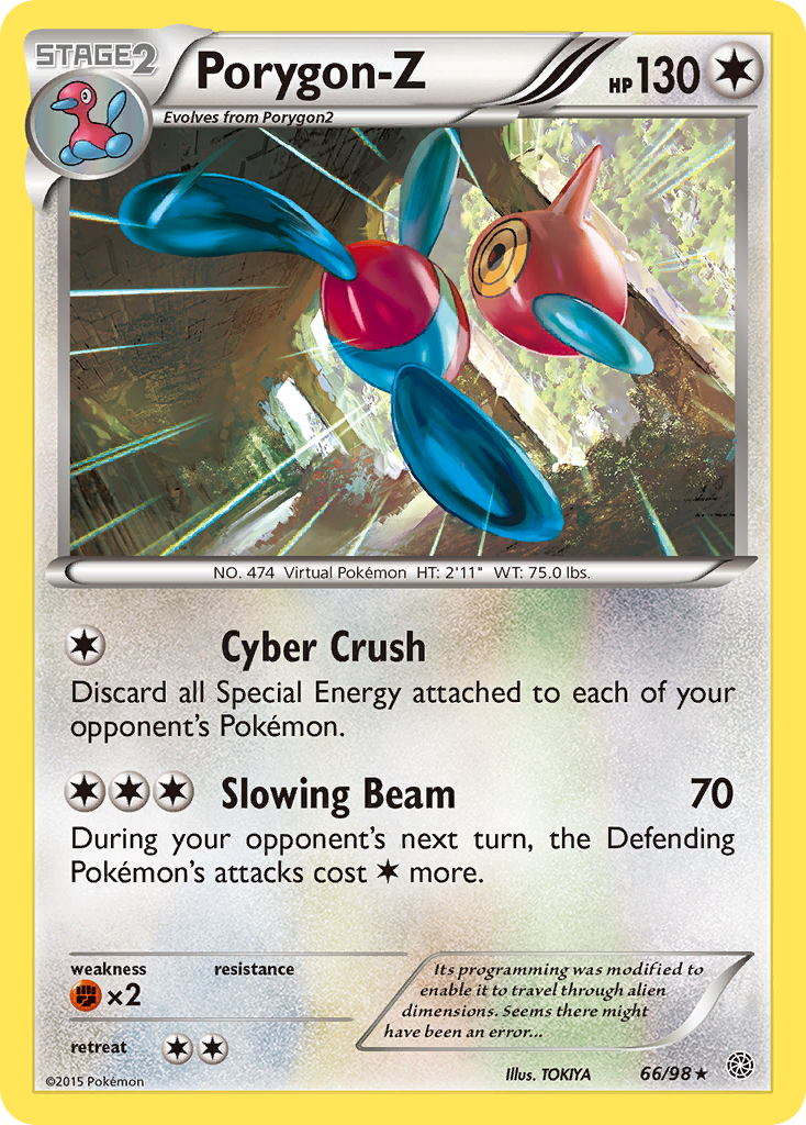 Porygon-Z (66/98) [XY: Ancient Origins] | Deep Dive Games St. Marys