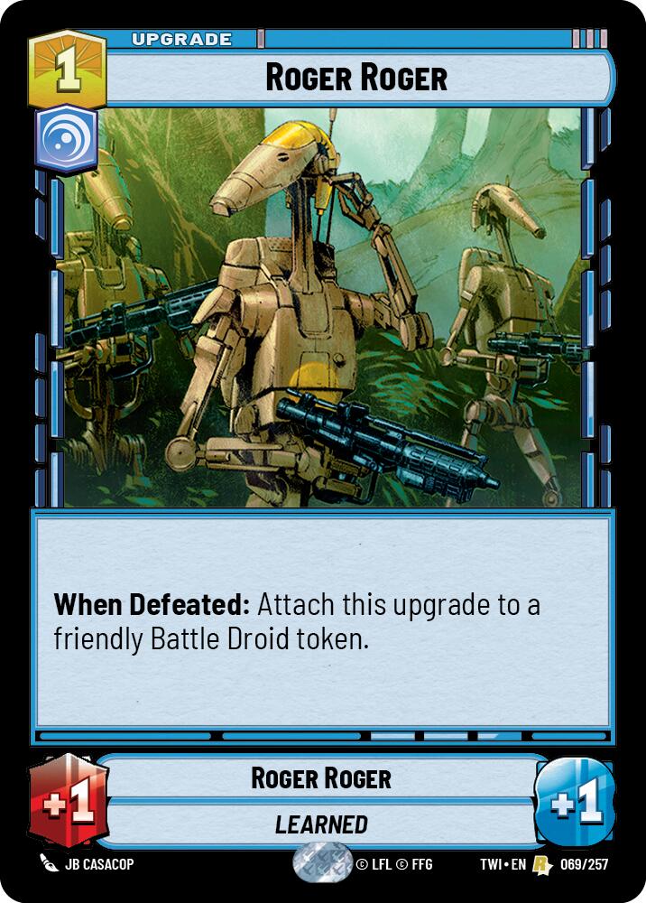 Roger Roger (069/257) (069/257) [Twilight of the Republic] | Deep Dive Games St. Marys