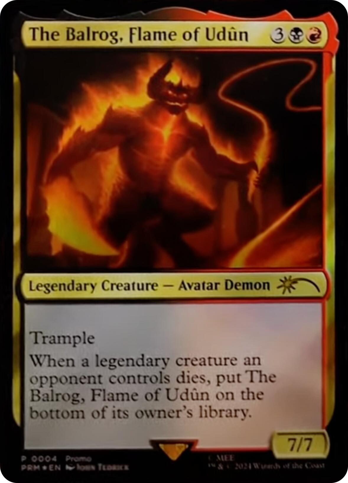 The Balrog, Flame of Udun [Resale Promos] | Deep Dive Games St. Marys