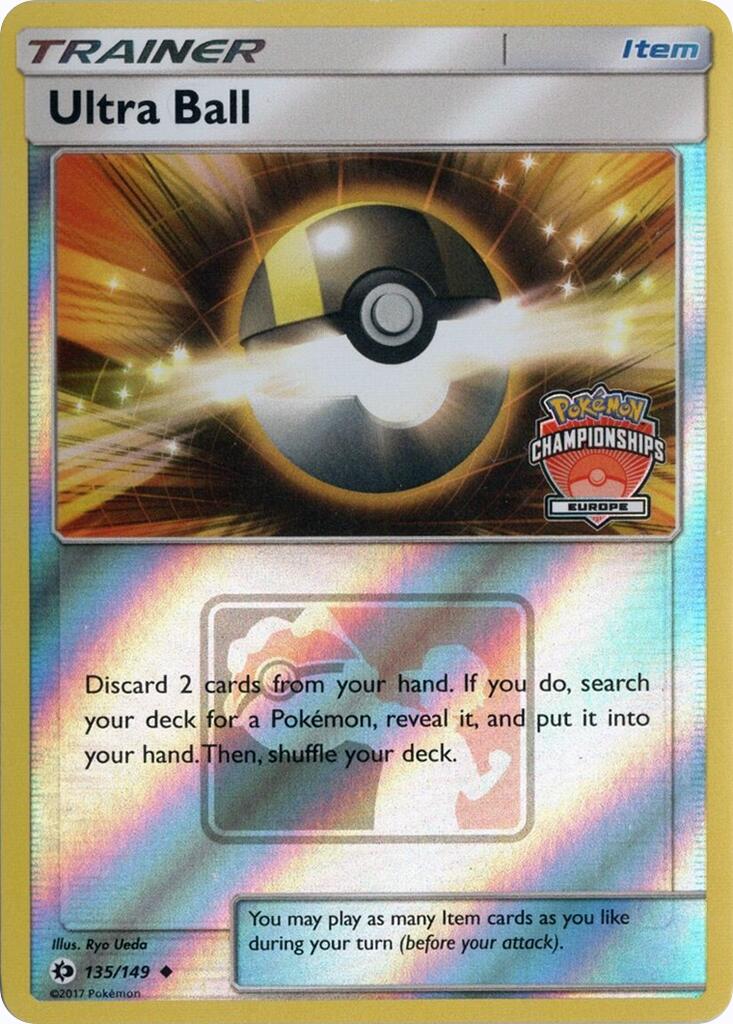 Ultra Ball (135/149) (Europe Championships) [League & Championship Cards] | Deep Dive Games St. Marys