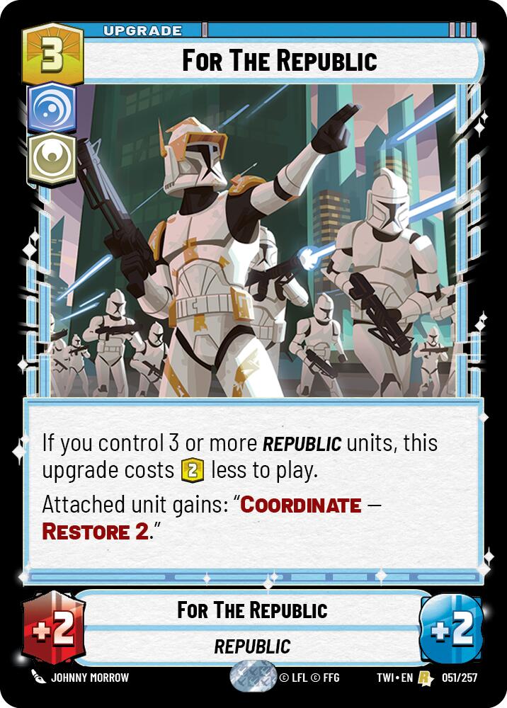 For The Republic (051/257) (051/257) [Twilight of the Republic] | Deep Dive Games St. Marys
