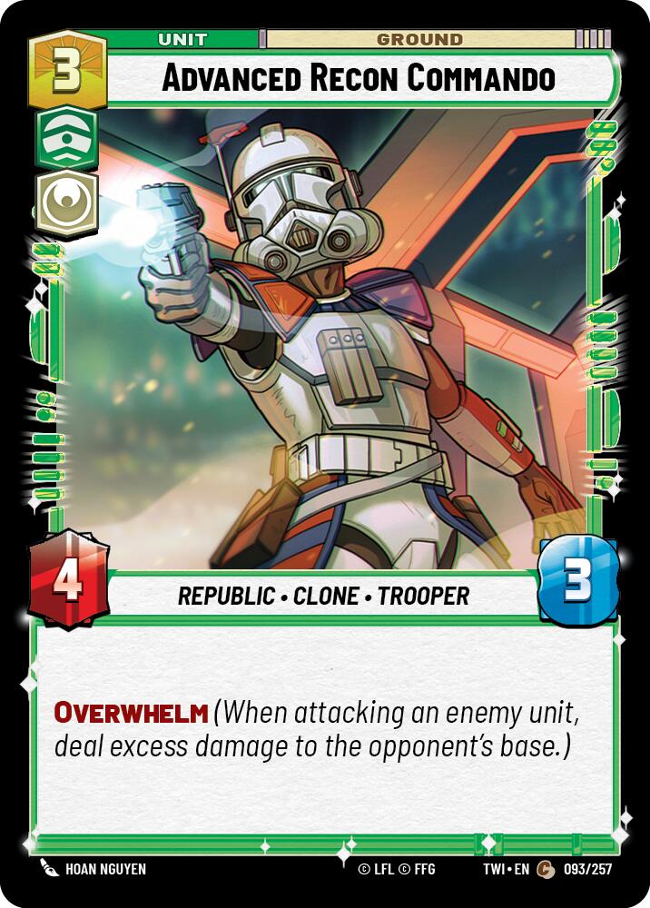 Advanced Recon Commando (093/257) (093/257) [Twilight of the Republic] | Deep Dive Games St. Marys