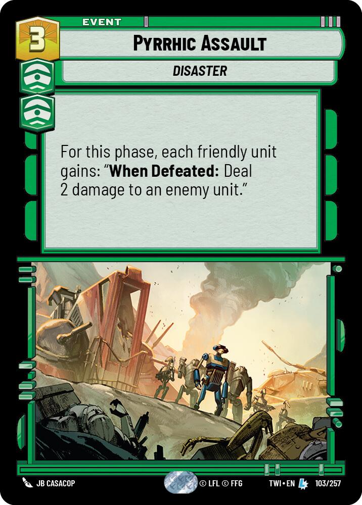 Pyrrhic Assault (103/257) (103/257) [Twilight of the Republic] | Deep Dive Games St. Marys
