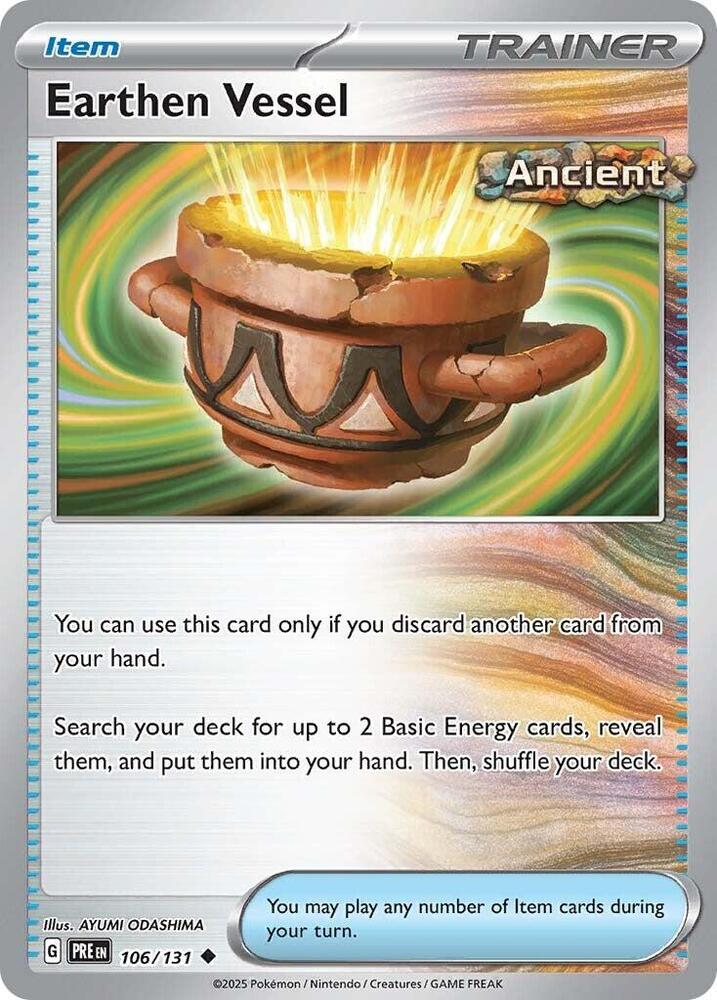 Earthen Vessel (106/131) [Scarlet & Violet: Prismatic Evolutions] | Deep Dive Games St. Marys