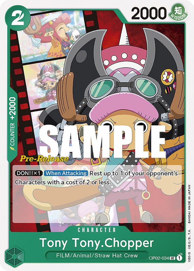 Tony Tony.Chopper [Paramount War Pre-Release Cards] | Deep Dive Games St. Marys