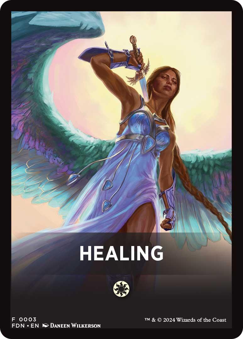 Healing Theme Card [Foundations Tokens] | Deep Dive Games St. Marys