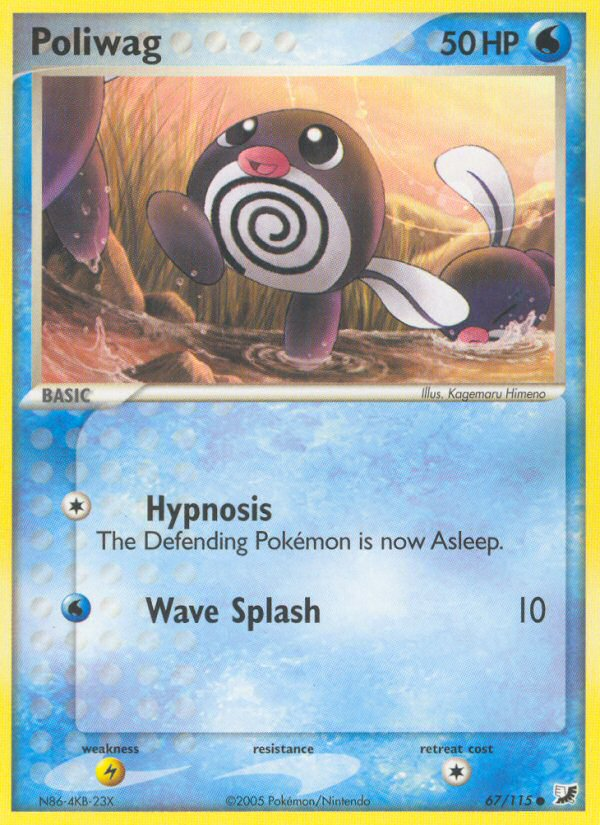 Poliwag (67/115) [EX: Unseen Forces] | Deep Dive Games St. Marys