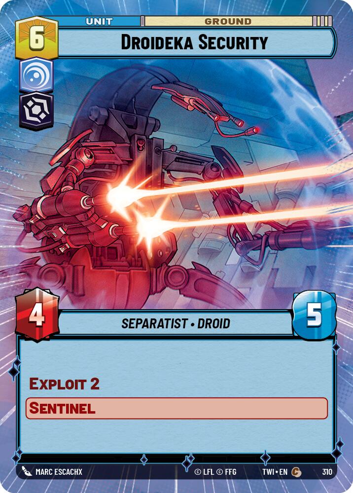 Droideka Security (310) (Hyperspace) (310) [Twilight of the Republic] | Deep Dive Games St. Marys