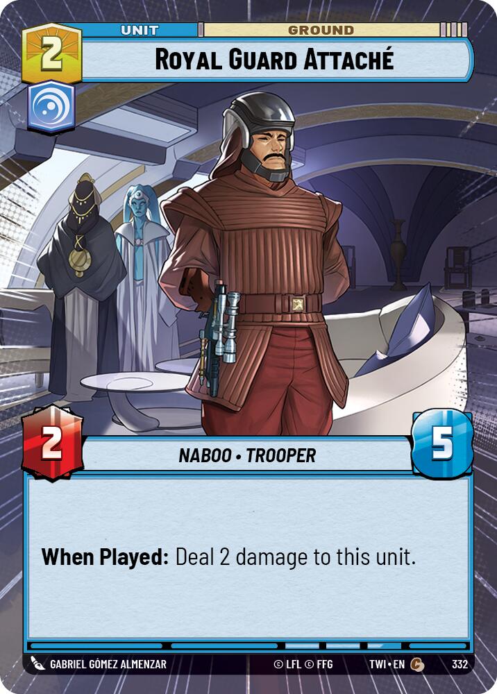 Royal Guard Attache (332) (Hyperspace) (332) [Twilight of the Republic] | Deep Dive Games St. Marys