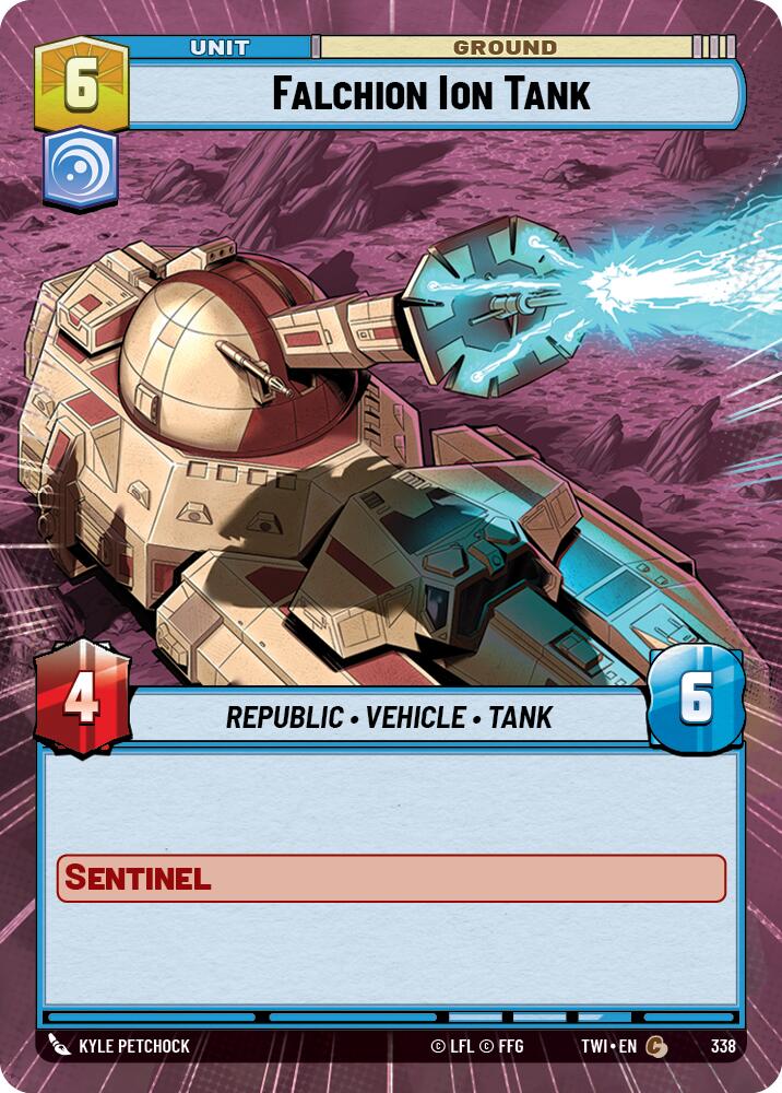 Falchion Ion Tank (338) (Hyperspace) (338) [Twilight of the Republic] | Deep Dive Games St. Marys