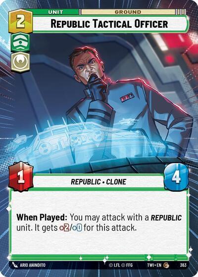 Republic Tactical Officer (363) (Hyperspace) (363) [Twilight of the Republic] | Deep Dive Games St. Marys