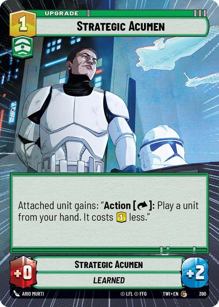 Strategic Acumen (390) (Hyperspace) (390) [Twilight of the Republic] | Deep Dive Games St. Marys