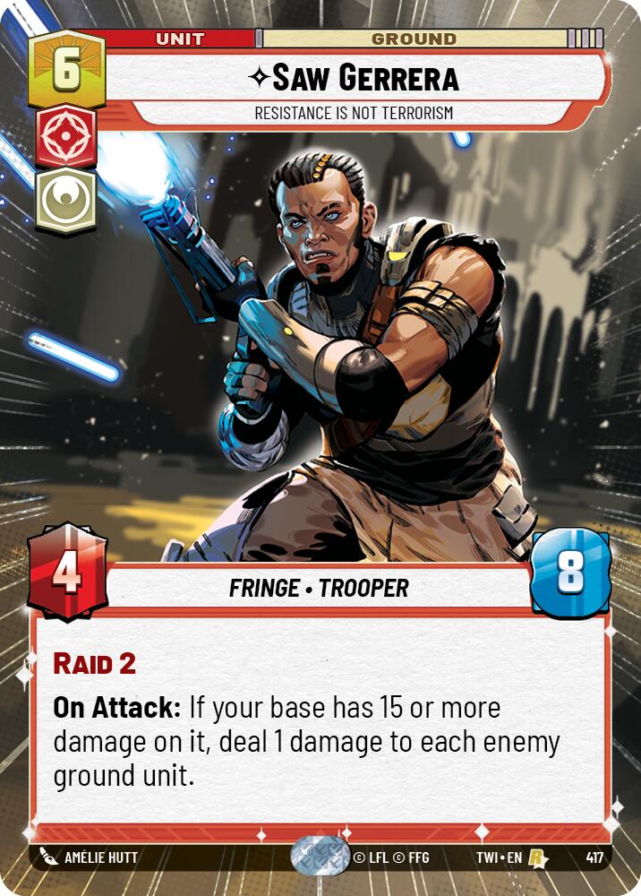 Saw Gerrera - Resistance is Not Terrorism (417) (Hyperspace) (417) [Twilight of the Republic] | Deep Dive Games St. Marys
