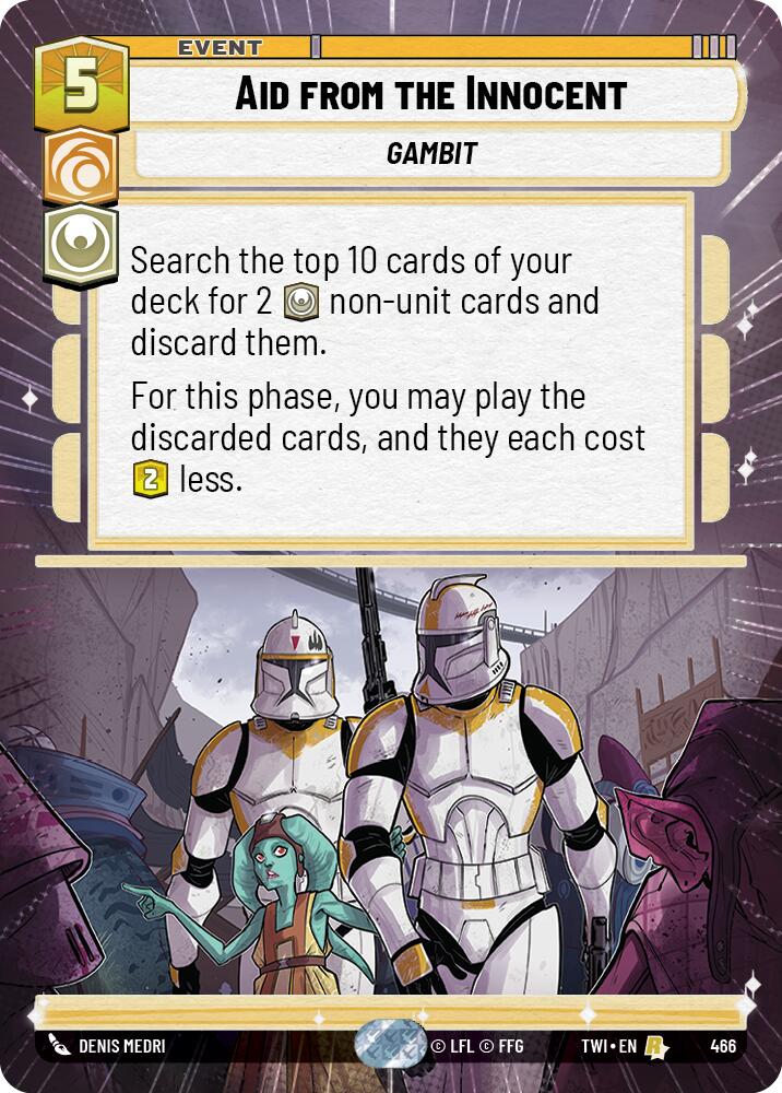 Aid from the Innocent (466) (Hyperspace) (466) [Twilight of the Republic] | Deep Dive Games St. Marys