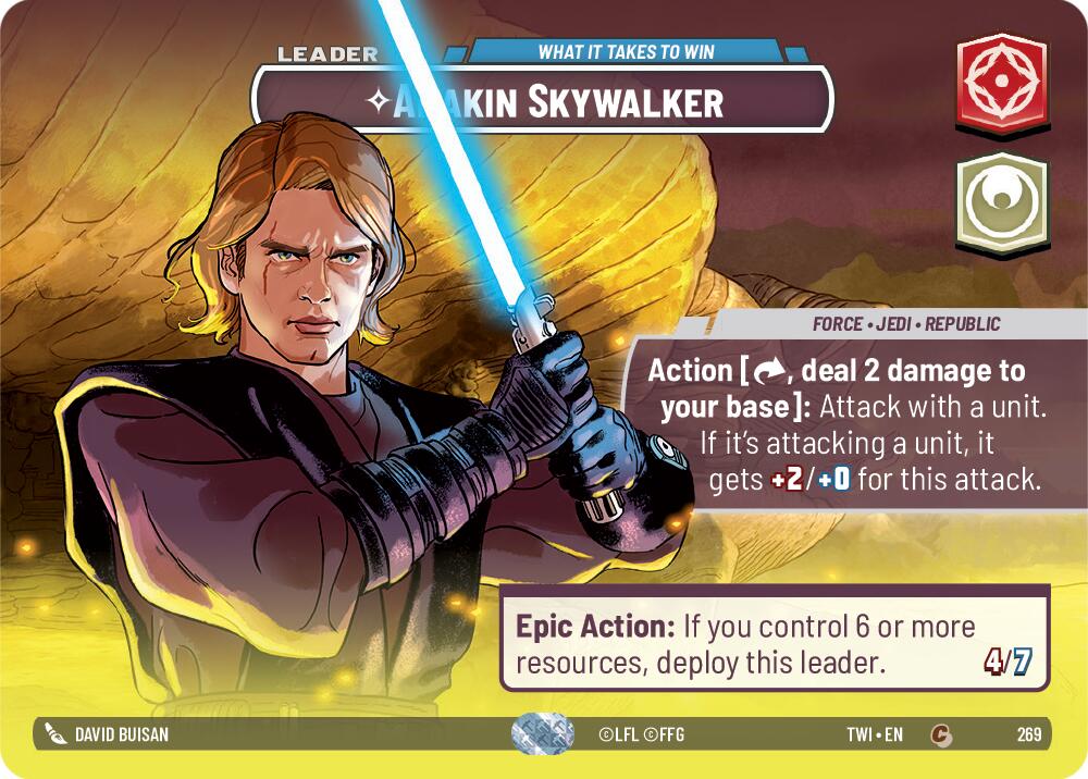 Anakin Skywalker - What it Takes to Win (269) (Showcase) (269) [Twilight of the Republic] | Deep Dive Games St. Marys