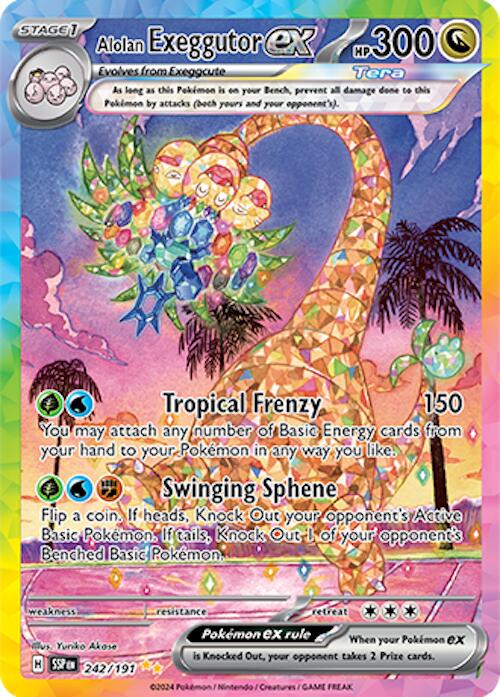 Alolan Exeggutor ex (242/191) [Scarlet & Violet: Surging Sparks] | Deep Dive Games St. Marys