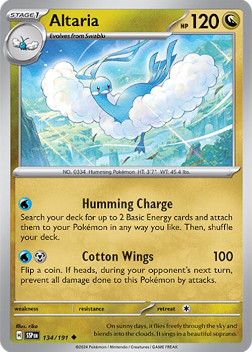 Altaria (134/191) [Scarlet & Violet: Surging Sparks] | Deep Dive Games St. Marys