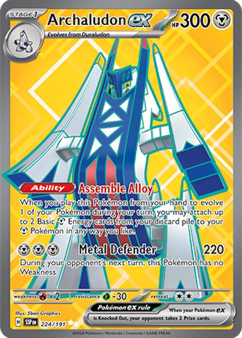 Archaludon ex (224/191) [Scarlet & Violet: Surging Sparks] | Deep Dive Games St. Marys