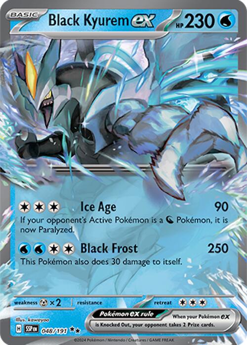 Black Kyurem ex (048/191) [Scarlet & Violet: Surging Sparks] | Deep Dive Games St. Marys