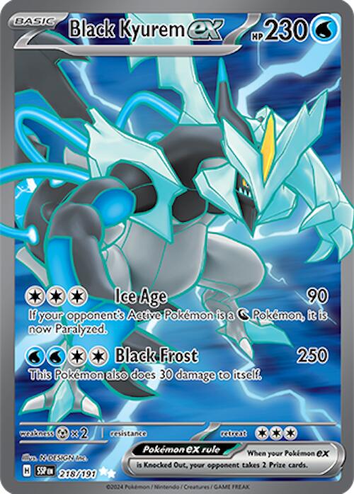 Black Kyurem ex (218/191) [Scarlet & Violet: Surging Sparks] | Deep Dive Games St. Marys