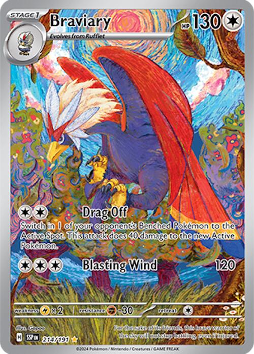 Braviary (214/191) [Scarlet & Violet: Surging Sparks] | Deep Dive Games St. Marys