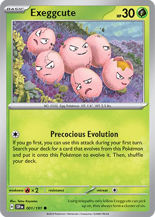 Exeggcute (001/191) [Scarlet & Violet: Surging Sparks] | Deep Dive Games St. Marys