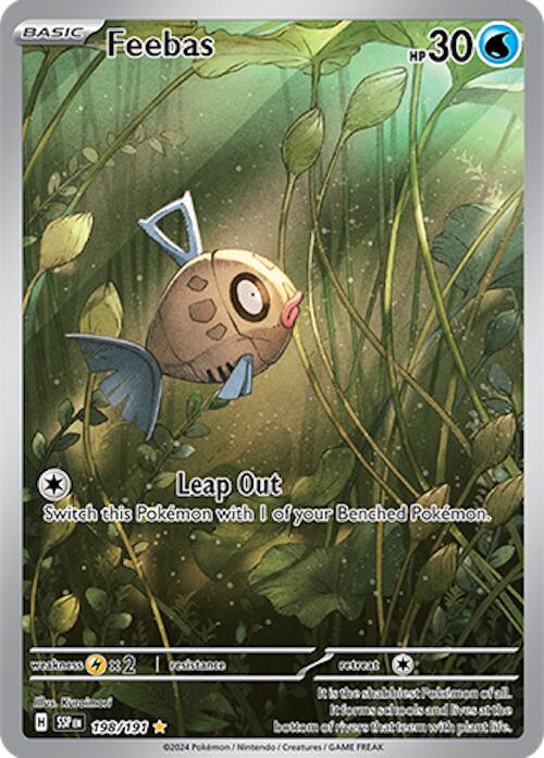 Feebas (198/191) [Scarlet & Violet: Surging Sparks] | Deep Dive Games St. Marys