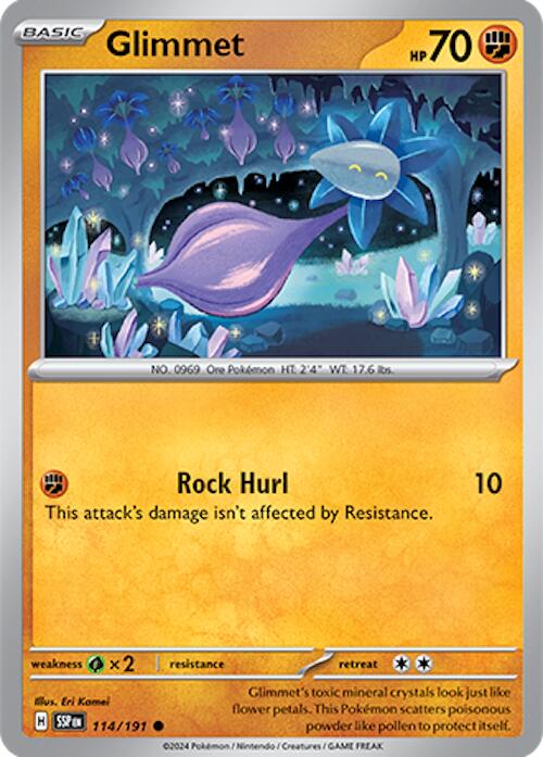 Glimmet (114/191) [Scarlet & Violet: Surging Sparks] | Deep Dive Games St. Marys