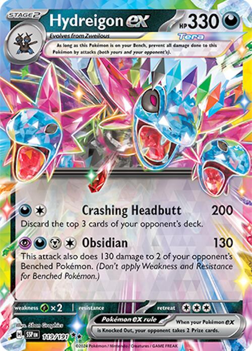 Hydreigon ex (119/191) [Scarlet & Violet: Surging Sparks] | Deep Dive Games St. Marys