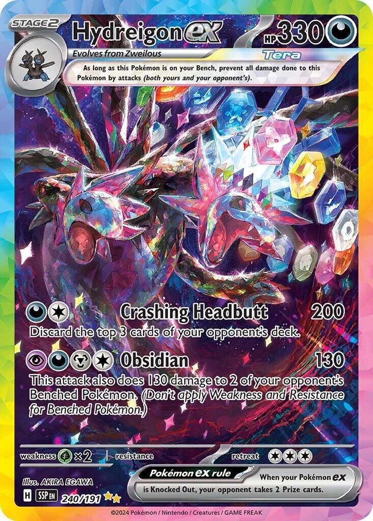 Hydreigon ex (240/191) [Scarlet & Violet: Surging Sparks] | Deep Dive Games St. Marys