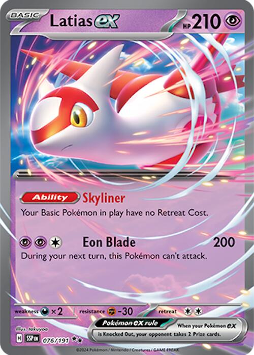 Latias ex (076/191) [Scarlet & Violet: Surging Sparks] | Deep Dive Games St. Marys