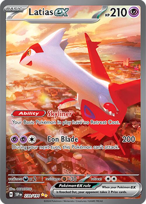 Latias ex (239/191) [Scarlet & Violet: Surging Sparks] | Deep Dive Games St. Marys