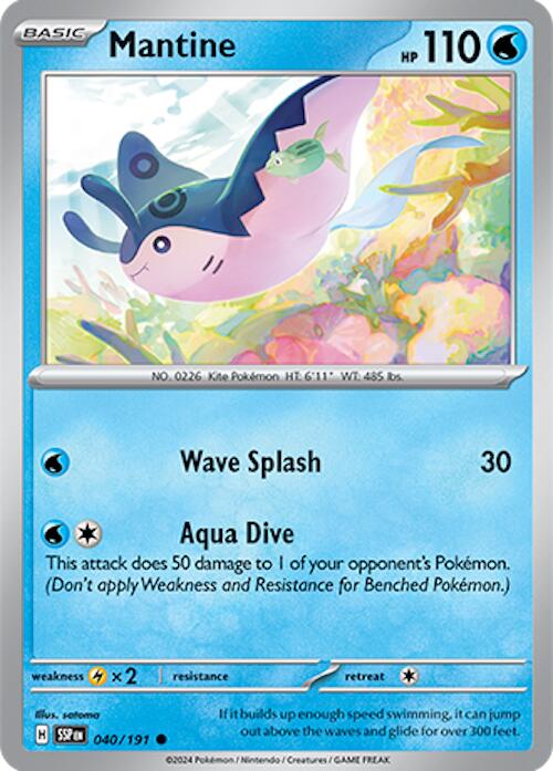 Mantine (040/191) [Scarlet & Violet: Surging Sparks] | Deep Dive Games St. Marys