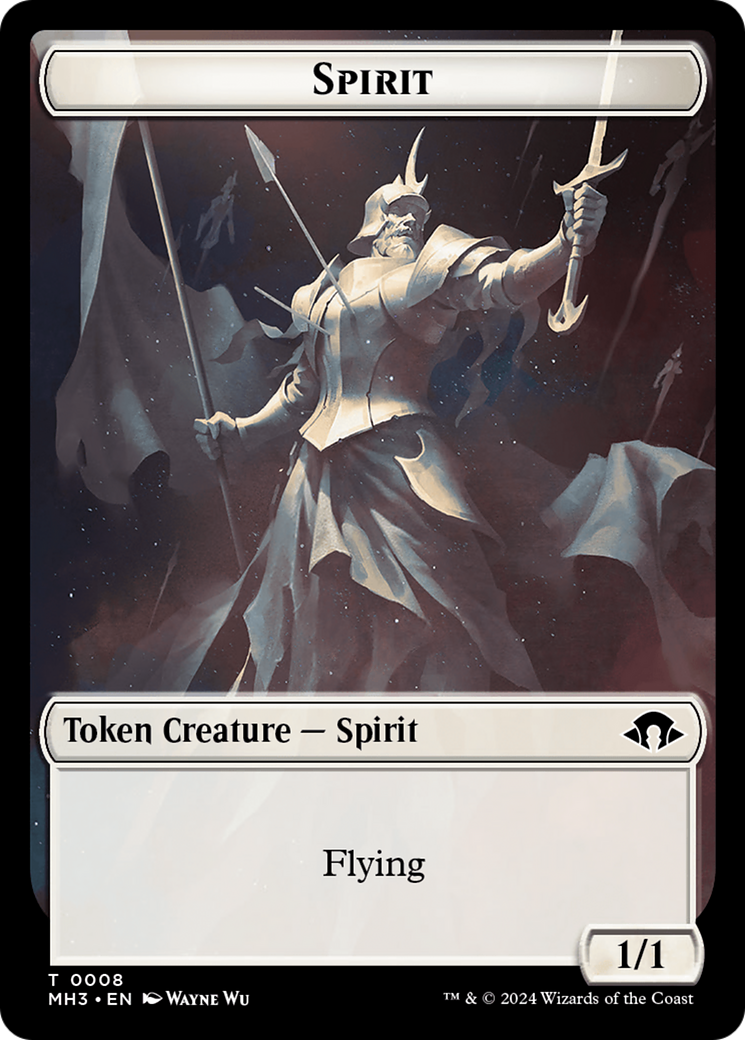 Eldrazi Spawn // Spirit (0008) Double-Sided Token [Modern Horizons 3 Tokens] | Deep Dive Games St. Marys
