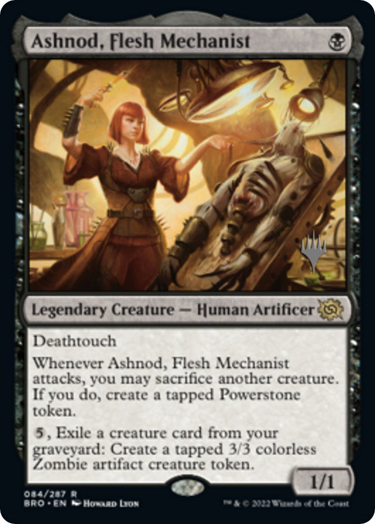 Ashnod, Flesh Mechanist (Promo Pack) [The Brothers' War Promos] | Deep Dive Games St. Marys