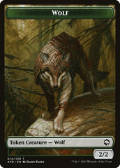 Wolf // Ellywick Tumblestrum Emblem Double-Sided Token [Dungeons & Dragons: Adventures in the Forgotten Realms Tokens] | Deep Dive Games St. Marys