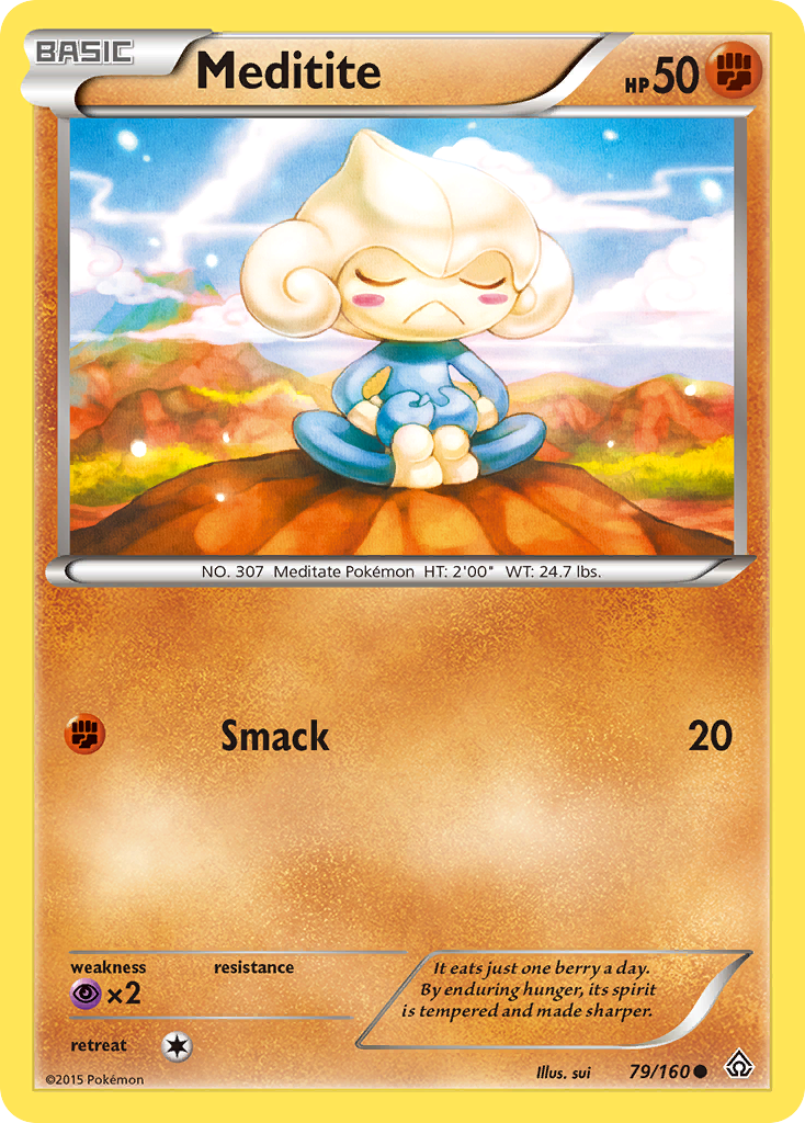 Meditite (79/160) [XY: Primal Clash] | Deep Dive Games St. Marys