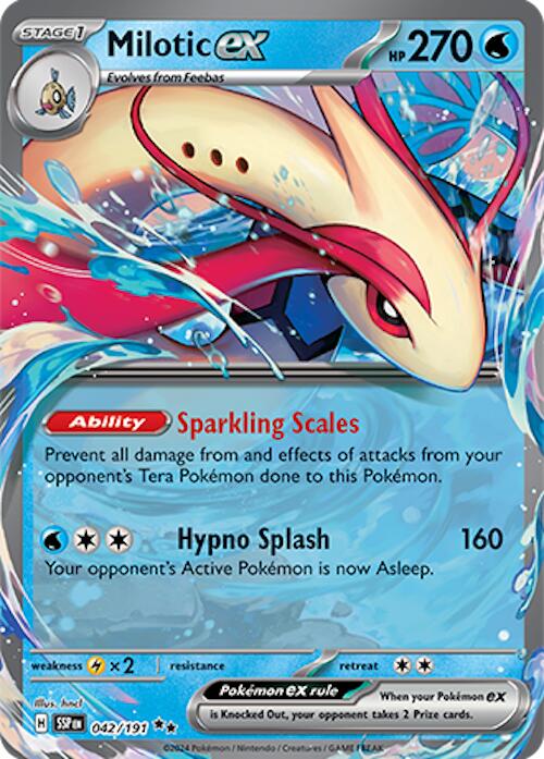 Milotic ex (042/191) [Scarlet & Violet: Surging Sparks] | Deep Dive Games St. Marys