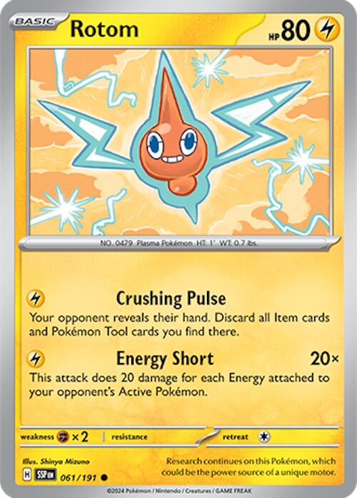 Rotom (061/191) [Scarlet & Violet: Surging Sparks] | Deep Dive Games St. Marys