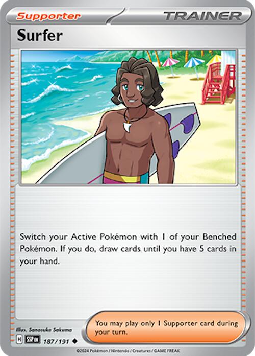Surfer (187/191) [Scarlet & Violet: Surging Sparks] | Deep Dive Games St. Marys
